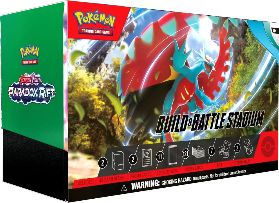 Scarlet & Violet Paradox Rift Build & Battle Stadium Box