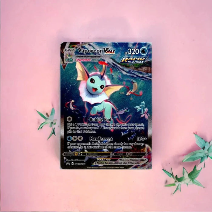 TCG 50 Card Lot - 1 Ultra Rare VMAX, 5 Holos, and 4 Rares - English Authentic