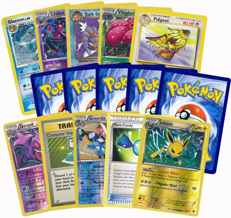 25 Rare Cards with 100 HP or Higher (Assorted Lot with No Duplicates)