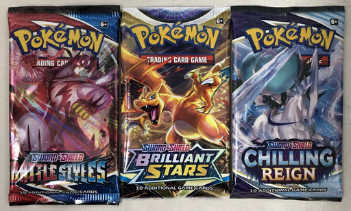 Pokemon Random Booster Cards, Pack of 3