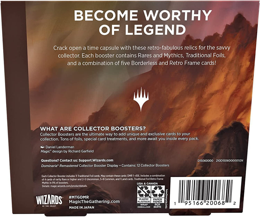 Magic: the Gathering TCG - Dominaria Remastered Collector Booster Box - 12 Packs
