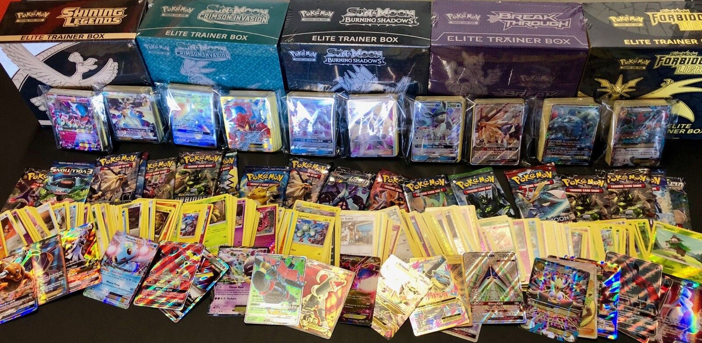 Pokemon Card Lot 100 OFFICIAL TCG Cards + Ultra Rare | VMAX GX EX VSTAR or V!