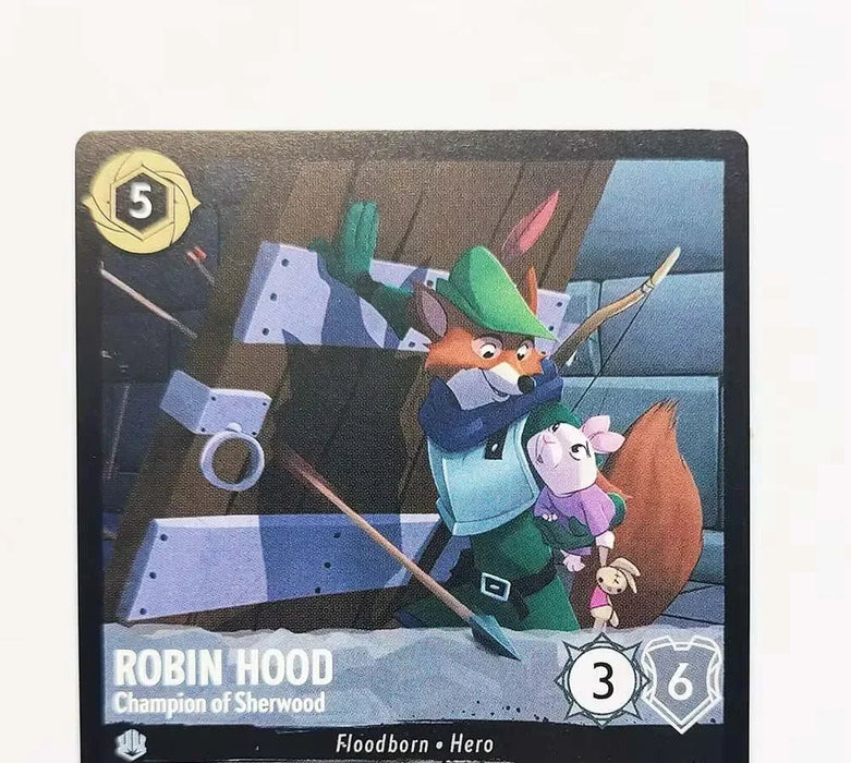 Lorcana Proxy Chapter 3 English into the Inklands Nonefoil –Ursula Jafar Robin Des Bois Sou Fetiche Jim Hawkins TCG Game Cards
