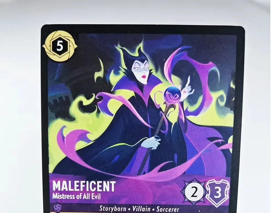 Lorcana Proxy Chapter 3 English into the Inklands Nonefoil –Ursula Jafar Robin Des Bois Sou Fetiche Jim Hawkins TCG Game Cards