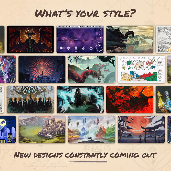 Emerald Phoenix (Stitched) - MTG Playmat - Compatible with Magic the Gathering Playmat - Play MTG, Yugioh, TCG - Original Play Mat Art Designs & Accessories