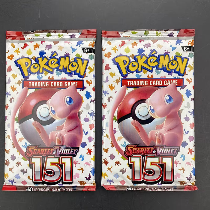 10/20Pcs English Version Pokemon TCG: Scarlet & Violet 151 Classics Expansion Booster Pokemon Trade Cards
