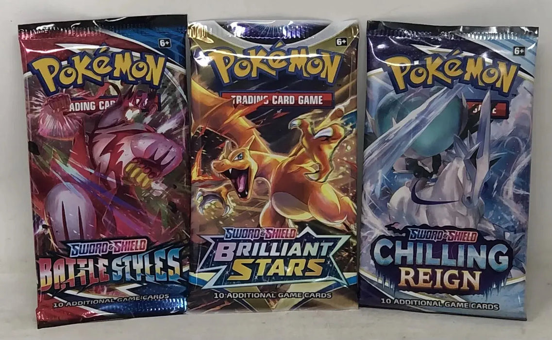 Pokemon Random Booster Cards, Pack of 3