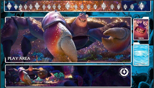 Lorcana Tamatoa Shiny Moana Crab Playmat Card Game