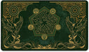 Emerald Phoenix (Stitched) - MTG Playmat - Compatible with Magic the Gathering Playmat - Play MTG, Yugioh, TCG - Original Play Mat Art Designs & Accessories