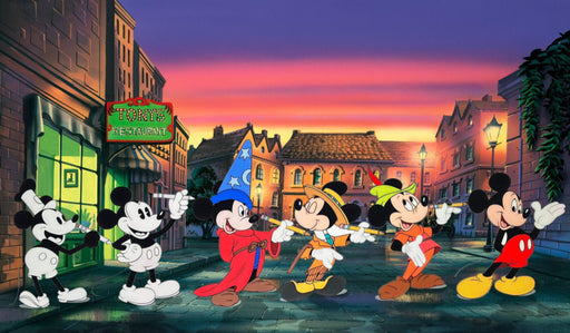 Lorcana Playmat Mickey through the Years Large Gaming Card Game