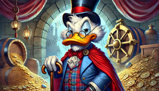Lorcana Scrooge Mcduck the Mogul Desk Playmat Mat Pad Gaming