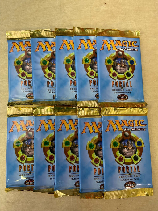 Magic the Gathering TCG - Portal Second Age X 10 Boosters !! SEALED !!