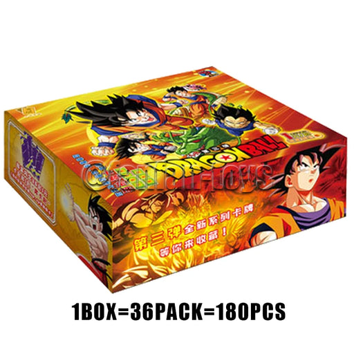 5/25/50 Pcs Dragon Ball Cards Son Goku Saiyan Vegeta TCG Rare Trading Collection Card Anime Battle Carte for Children Gift Toys