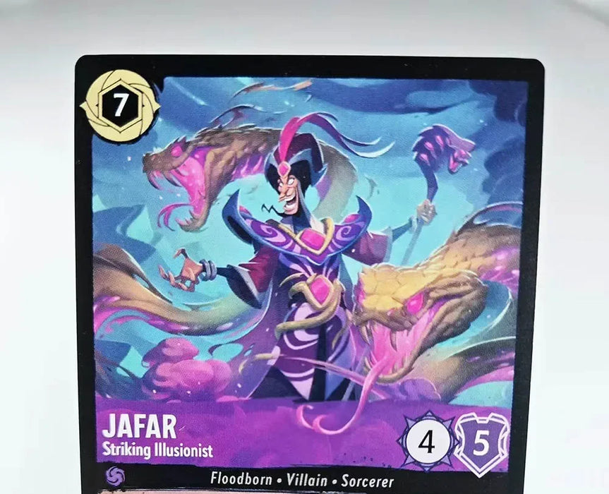 Lorcana Proxy Chapter 3 English into the Inklands Nonefoil –Ursula Jafar Robin Des Bois Sou Fetiche Jim Hawkins TCG Game Cards